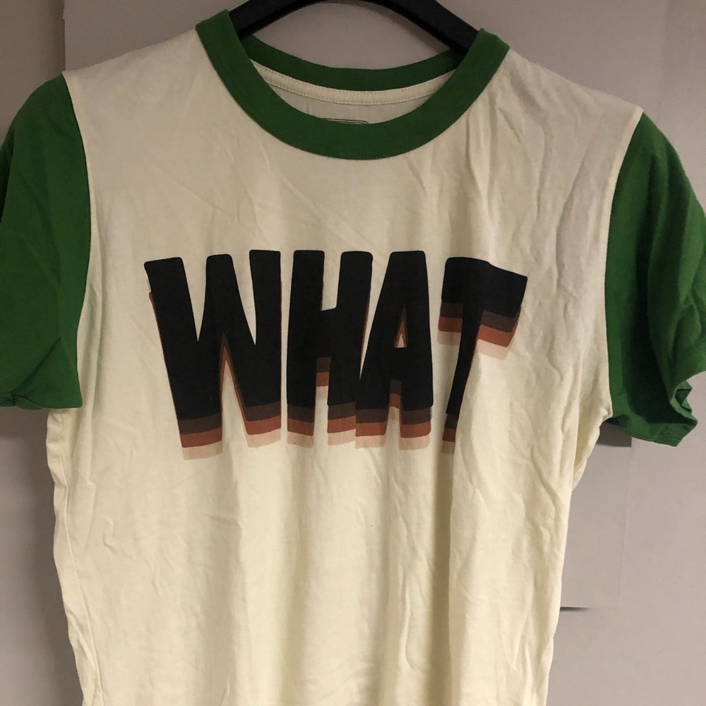 NWOT Big Bud Press “WHAT” T-shirt